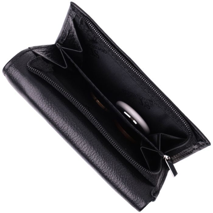 Гаманець ST Leather Шкіряний Чорний (22488) зображення 7