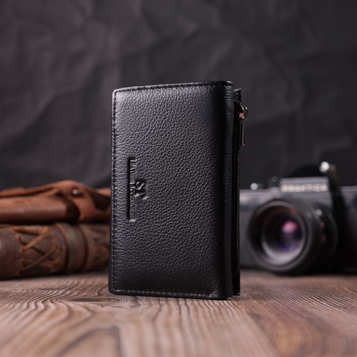 Гаманець ST Leather Шкіряний Чорний (22488) зображення 8