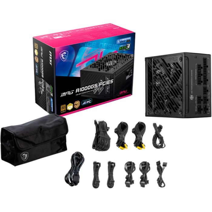 Блок питания MSI 1000W (MPG A1000GS PCIE5) изображение 8
