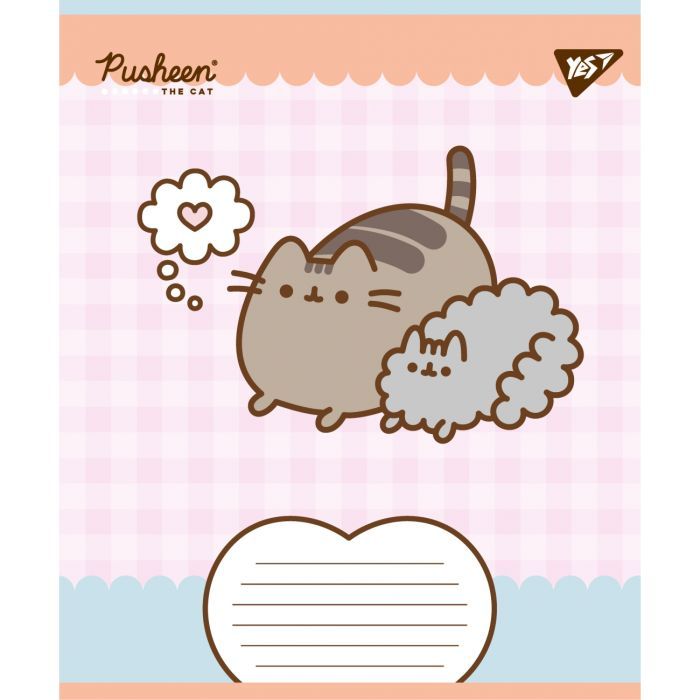 Зошит Yes Pusheen Weekend А5 12 аркушів коса лінія (767609) зображення 3