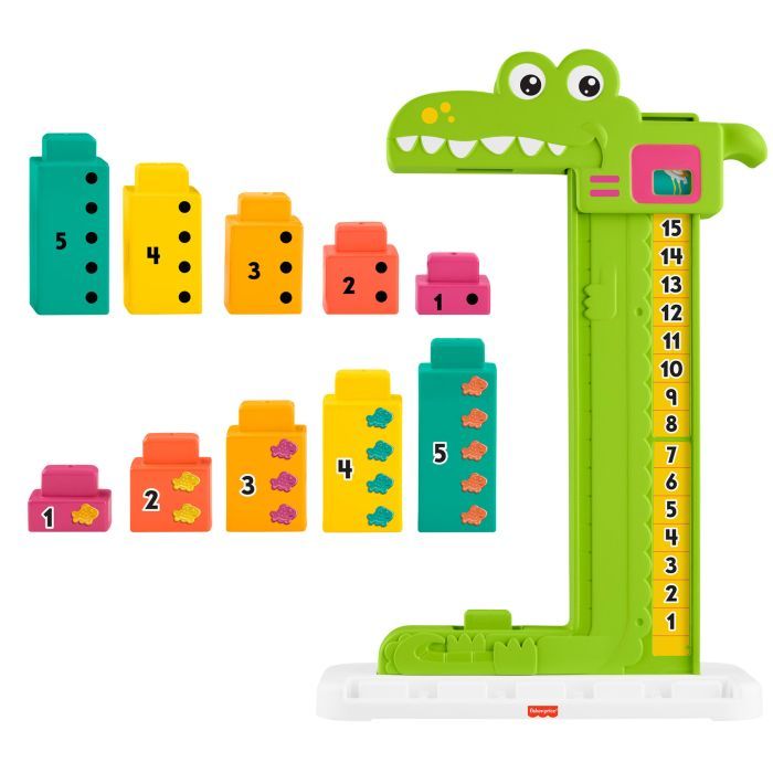 Развивающая игрушка Fisher-Price Учимся вместе Яркий аллигатор (JCT13)