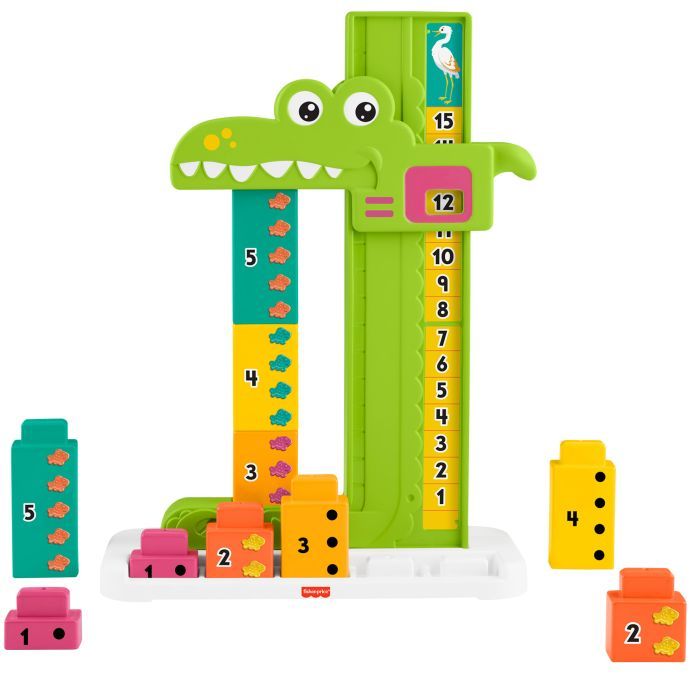 Развивающая игрушка Fisher-Price Учимся вместе Яркий аллигатор (JCT13) изображение 2