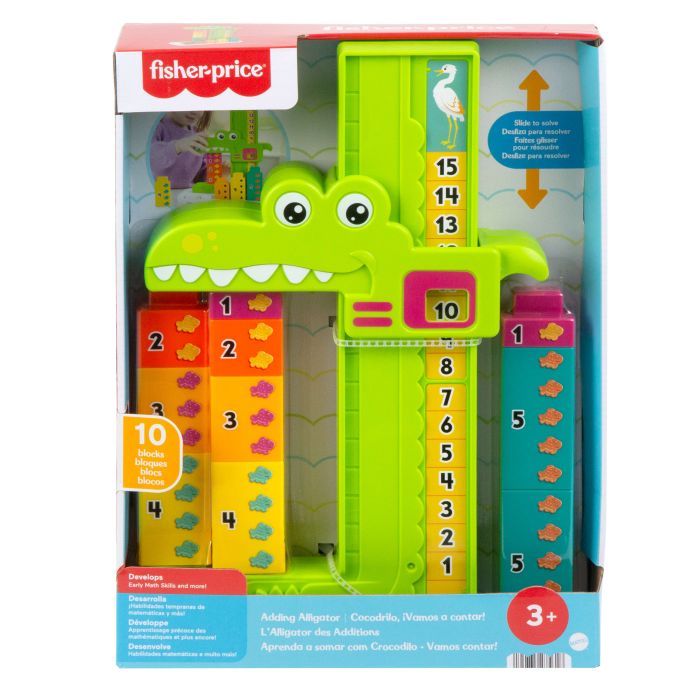 Развивающая игрушка Fisher-Price Учимся вместе Яркий аллигатор (JCT13) изображение 3