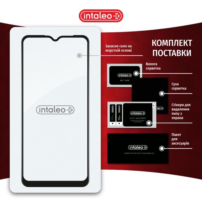 Стекло защитное Intaleo Full Glue RealMe C25 Black (1283126518522) изображение 8