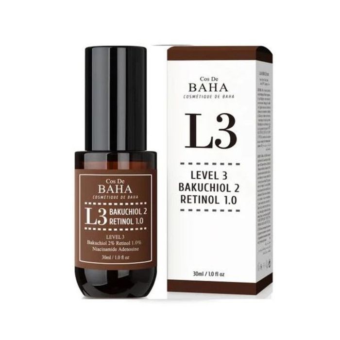Сироватка для обличчя Cos De BAHA L3 Bakuchiol & Retinol Serum 30 мл (8809240319147)