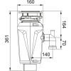 Измельчитель пищевых отходов Franke Slim 50 (134.0715.098) изображение 2