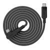 Дата кабель USB-C to USB-C 2.0m 5A 100W nylon C5-03 black Acefast (6974316281016) изображение 3