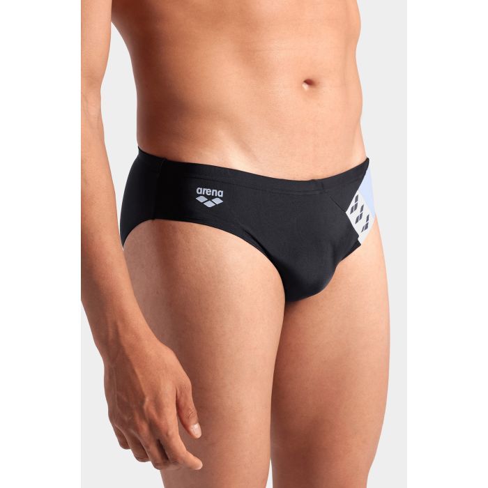 Плавки Arena Stripe Swim Briefs 007929-650 оливкй, чорний 105 (3468337395232) изображение 3