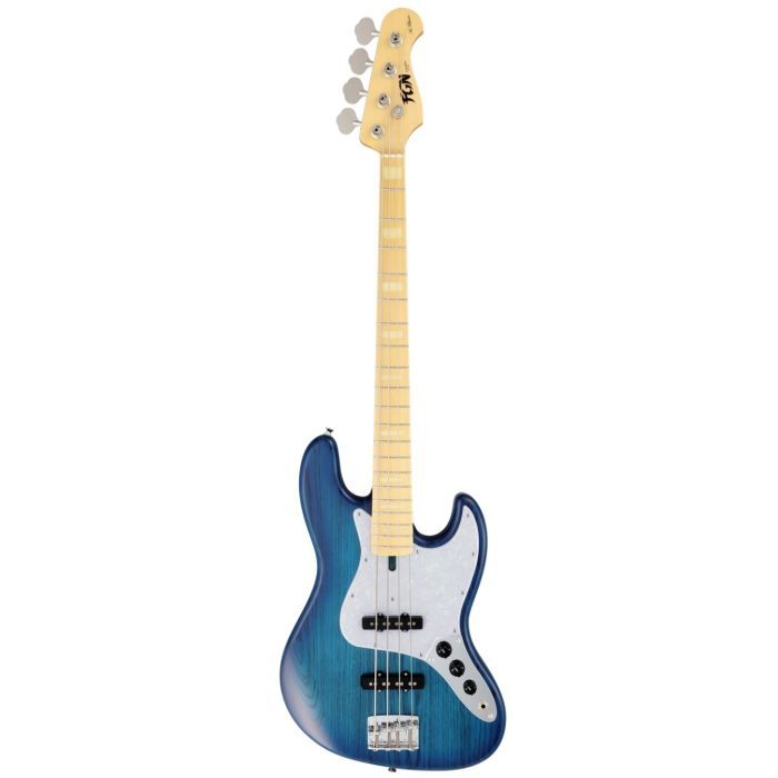 Бас-гитара FGN Neoclassic NJB See-Thru Blue Burst (NJB100MBAH-SBB)