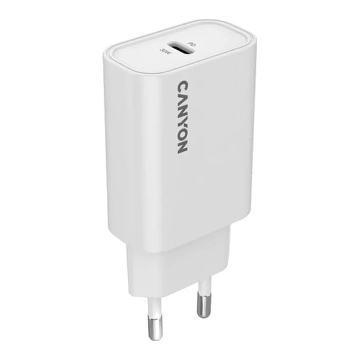 Зарядное устройство Canyon 30CL OnCharge USB-C PD30W White (CNE-CHA30CLW) изображение 2