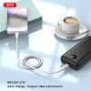 Дата кабель USB-C to Lightning 1.0m 27W High Elastic Zeus XO (NBQ239A_White) изображение 2