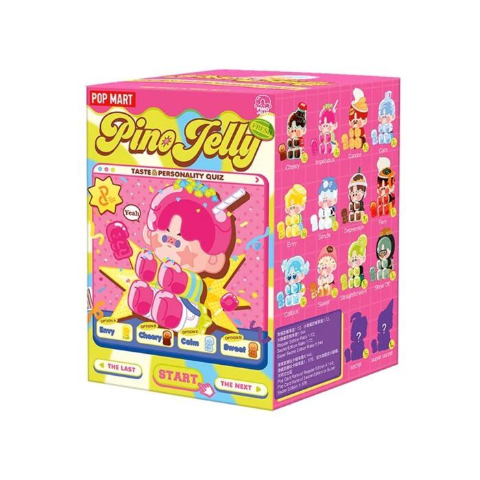 Фигурка Pop Mart сюрприз с коллекционной фигуркой PINO JELLY (серия Taste ＆ Personality Quiz) (PJWS-01) изображение 13