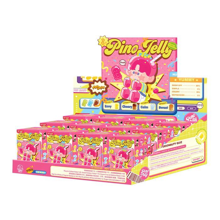 Фигурка Pop Mart сюрприз с коллекционной фигуркой PINO JELLY (серия Taste ＆ Personality Quiz) (PJWS-01) изображение 4