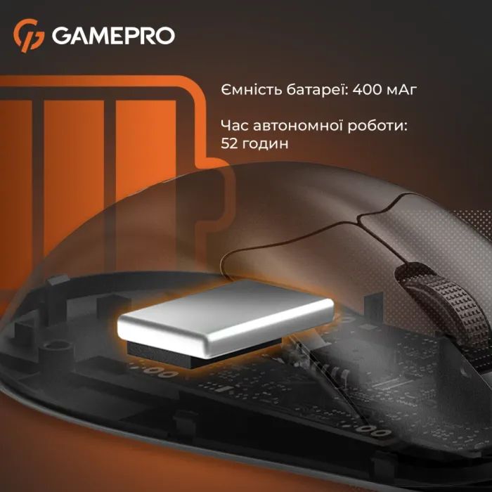 Мышка GamePro Genesis Avenger Wireless/Bluetooth/USB White (GM096W) изображение 4