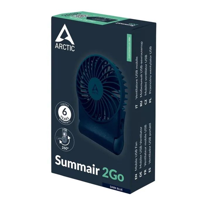 Вентилятор Arctic USB-C SUMMAIR 2GO WHITE (AEBRZ00029A) изображение 4
