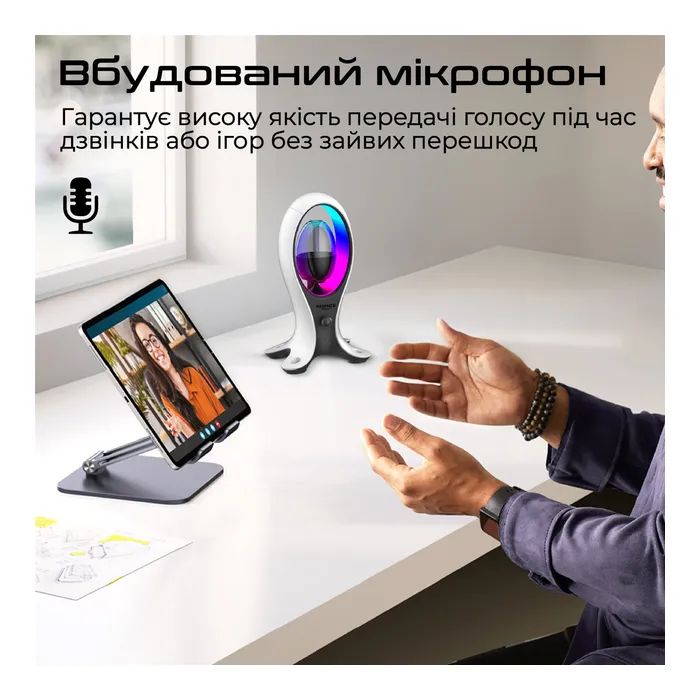 Акустична система Promate Alpha-X USB Black (alpha-x) зображення 5
