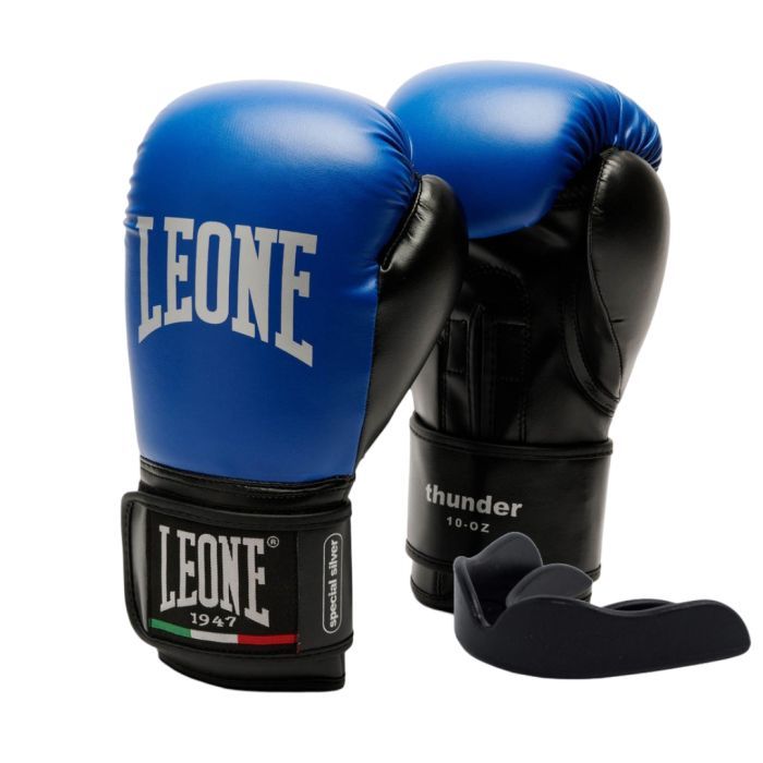 Боксерские перчатки Leone GN383 Thunder Red 10 унцій (GN383_Red_10oz)