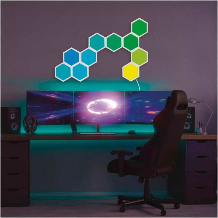 Світильник EMOS ZIW22AR HEXAGON 10шт. 19 Вт, RGBIC, WIFI (ZIW22AR) зображення 12