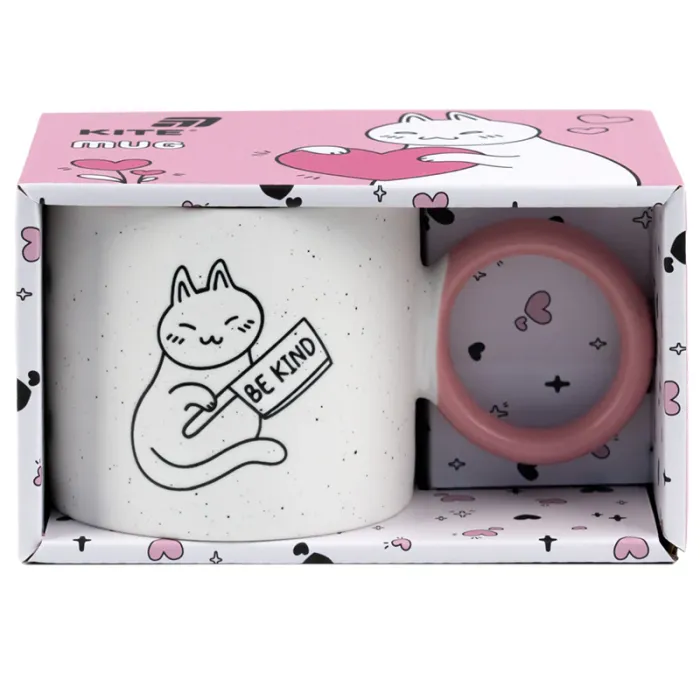 Чашка Kite 370 мл Donut racoon (K25-220-2) зображення 4