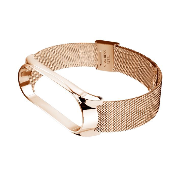 Ремешок для фитнес браслета BeCover Metal для Xiaomi Mi Smart Band 8 Gold (709359) изображение 6