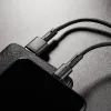 Дата кабель USB 2.0 AM to Lightning 1.0m 2.4A silicone black BOROFONE (6931474710352) зображення 3