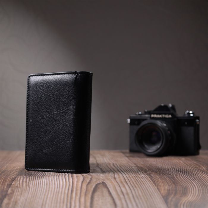 Гаманець ST Leather З натуральної шкіри Чорний (22740) зображення 10