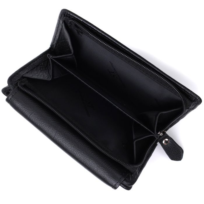 Гаманець ST Leather З натуральної шкіри Чорний (22740) зображення 7