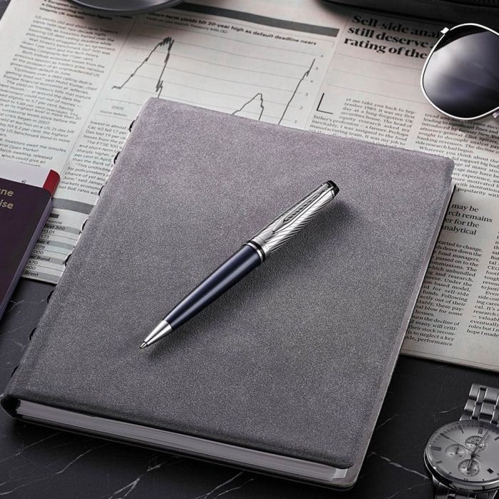 Ручка кулькова Waterman EXPERT Deluxe Metallic Stone Grey CT BP (20 052) зображення 5