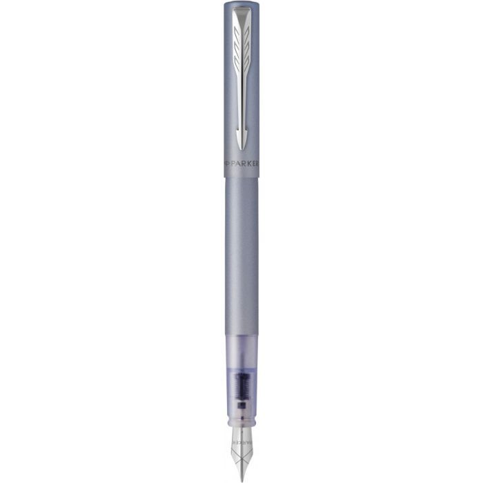 Ручка пір'яна Parker VECTOR 17 XL Metallic Silver Blue CT  FP M (06 112)