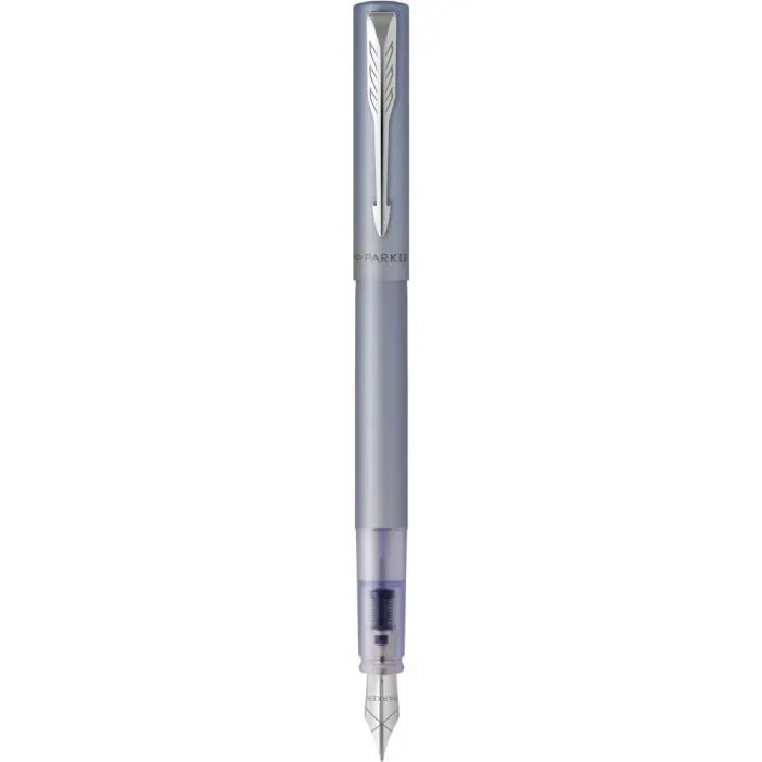 Ручка перьевая Parker VECTOR 17 XL Metallic Silver Blue CT  FP M (06 112)