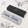 Ручка перьевая Parker VECTOR 17 XL Metallic Silver Blue CT  FP M (06 112) изображение 4
