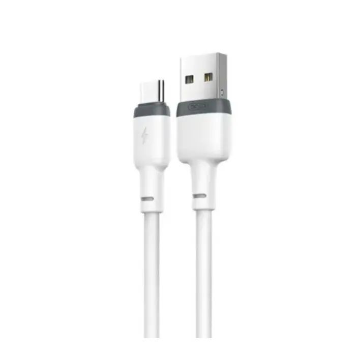 Дата кабель USB 2.0 AM to USB-C 1.0m 2.1A white XO (XO-NB-208-TC-1-WH)