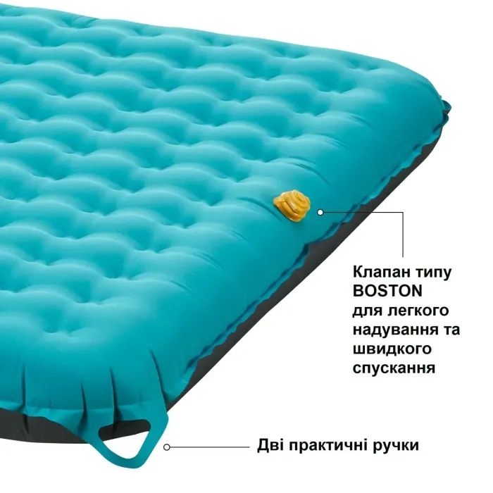 Матрац надувний Uquip Betty Double Petrol/Grey (243108) (DAS302766) зображення 10
