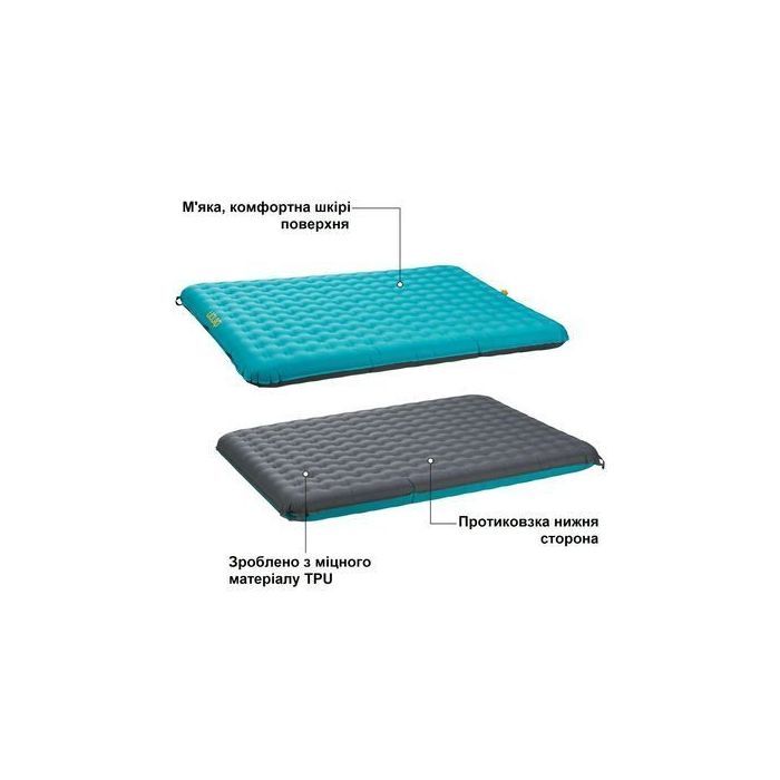 Матрас надувной Uquip Betty Double Petrol/Grey (243108) (DAS302766) изображение 3