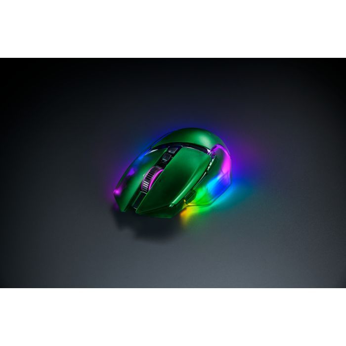 Мишка Razer Basilisk V3 Pro 35K Wireless/Bluetooth/USB Phantom Green (RZ01-05240300-R3G1) зображення 6