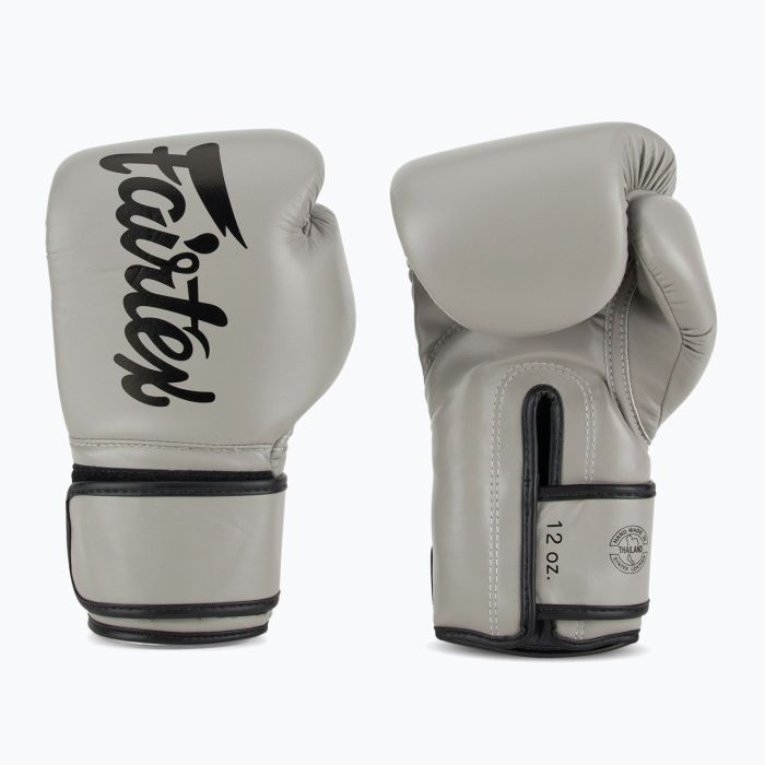 Боксерские перчатки Fairtex BGV14 Grey 12 унцій (бинти в комплекті) (BGV14_12oz_Grey) изображение 4