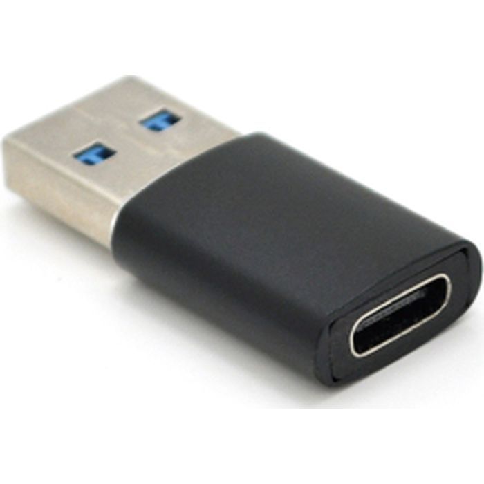 Переходник USB 3.0 M to USB-C F black VEGGIEG (TC-106)