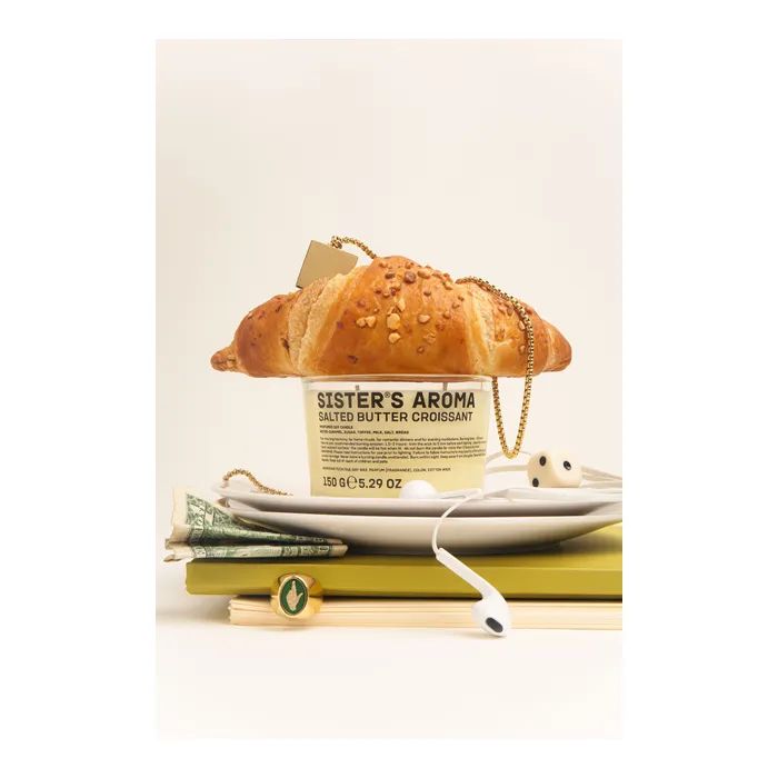 Ароматическая свеча Sister's Aroma Salted Butter Croissant 150 г (4820227785438) изображение 2