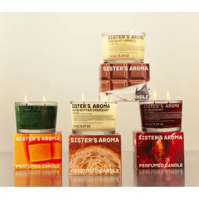 Ароматическая свеча Sister's Aroma Salted Butter Croissant 150 г (4820227785438) изображение 4