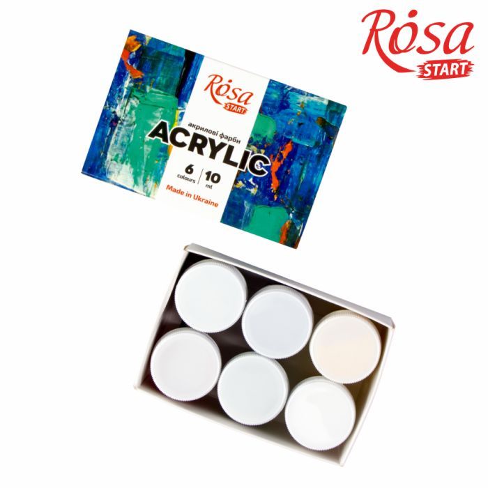 Акриловые краски Rosa START COLOR 9 x10мл (4823098530992) изображение 2