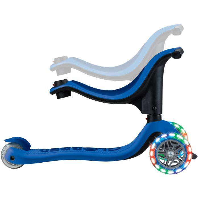 Самокат Globber Go Up Sporty 360 колеса з підсвіткою Синій (456-600) изображение 4