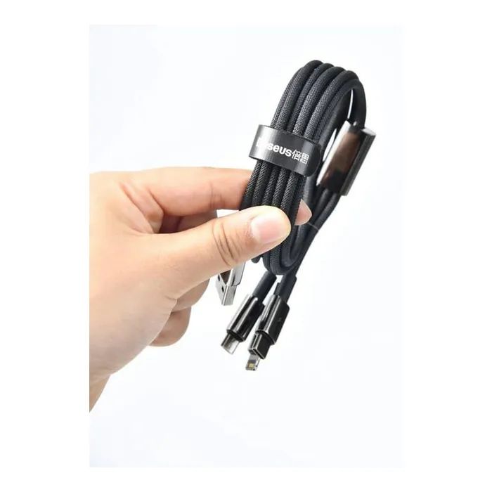 Дата кабель USB 2.0 AM to USB-C 1.0m 100W black Baseus (CAWJ000001) зображення 12