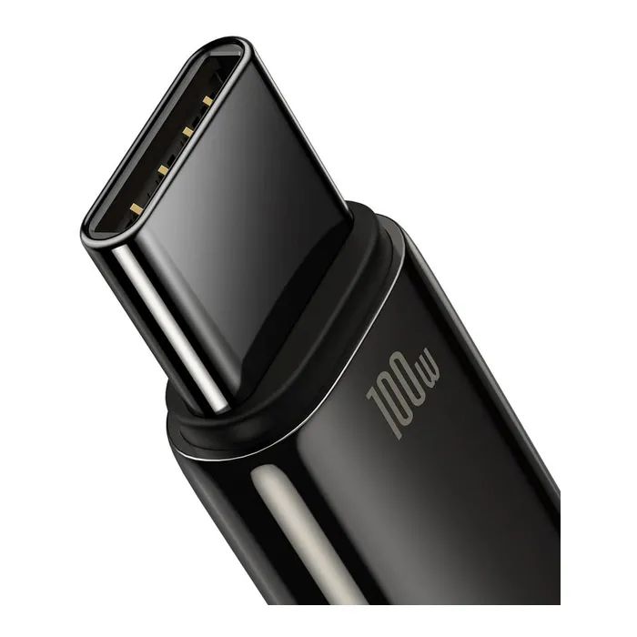 Дата кабель USB 2.0 AM to USB-C 1.0m 100W black Baseus (CAWJ000001) зображення 2
