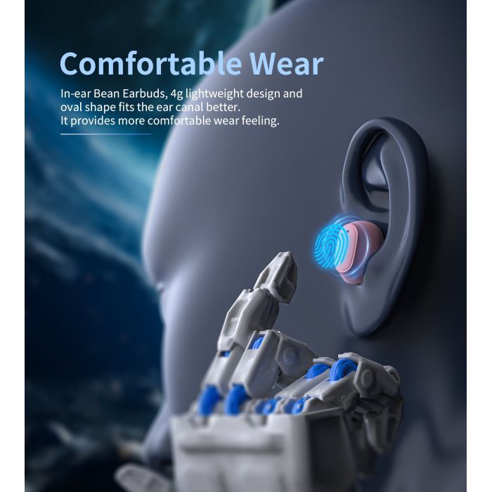 Навушники Choetech TWS Small Cube Purple (BH-T23-PU) зображення 5