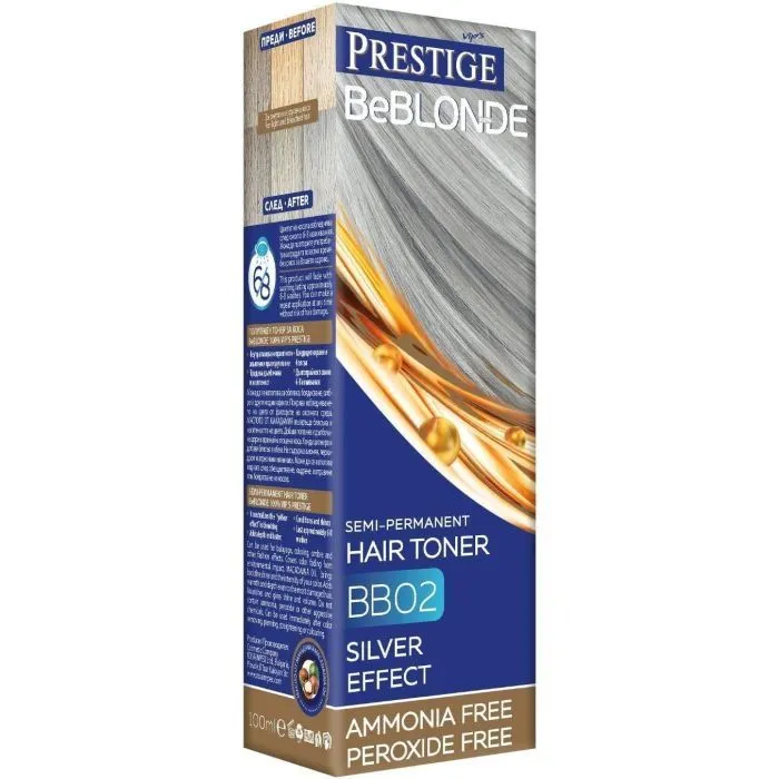 Оттеночный бальзам Vip's Prestige BeBlond BB02 - Серебряный эффект (3800010507509)