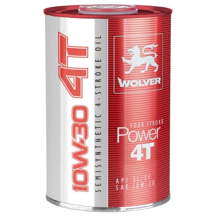 Моторное масло Wolver FOUR STROKE POWER 4T 10W-30 1л (4260360943379)