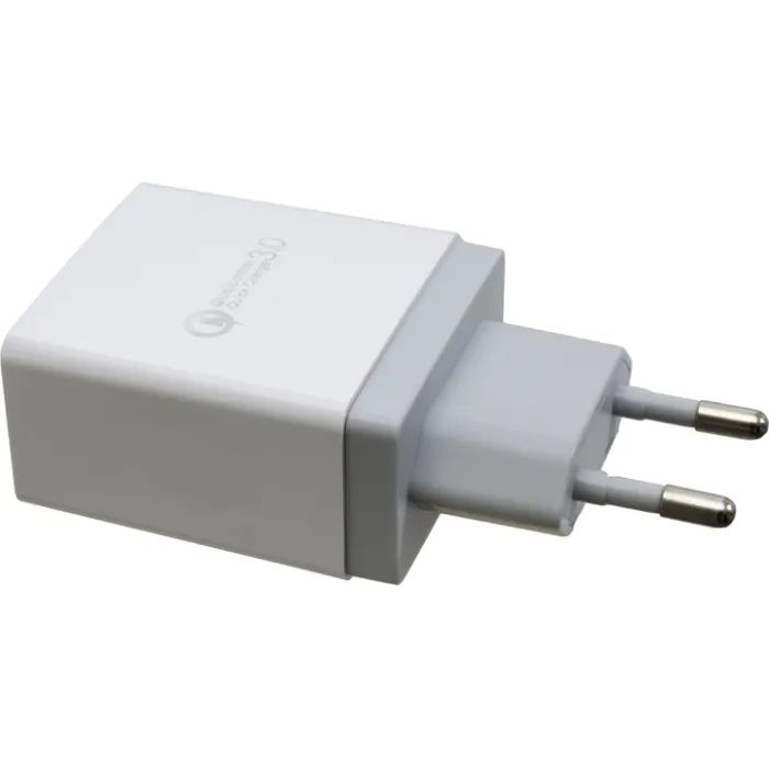 Зарядное устройство Patron USB QC3.0 2.4A white (PN-QC3-220V-W) изображение 2