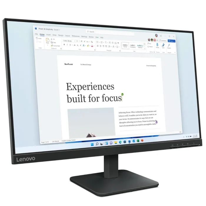 Монітор Lenovo L24-4E (68C2KAC1UA) зображення 2