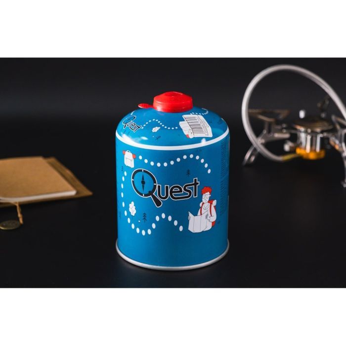 Газовий балон Quest 450 г різьбове з'єднання (набір 12 шт) (Q-G450_12) зображення 5 Газовий балон Quest 450 г різьбове з'єднання (набір 12 шт) (Q-G450_12) зображення 5