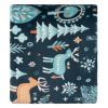 Плед Ardesto Christmas Flannel 160х200см, 100% полиэстер, олени, зеленый (ART0127PB) изображение 2